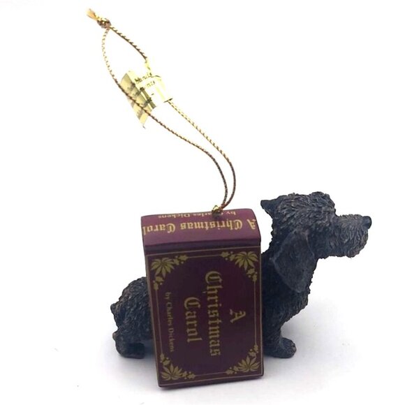 Danbury Mint Delightful Dachshunds Christmas Ornaments Set of 3 Original Box - Picture 5 of 12